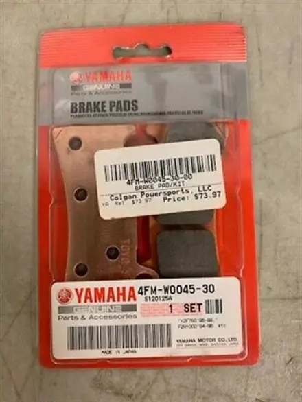 Тормозные колодки Yamaha 4FM-W0045-30-00