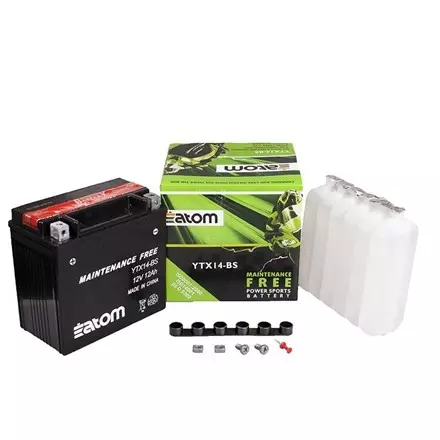 [ATOM] Мото Аккумулятор YTX14-BS MF
