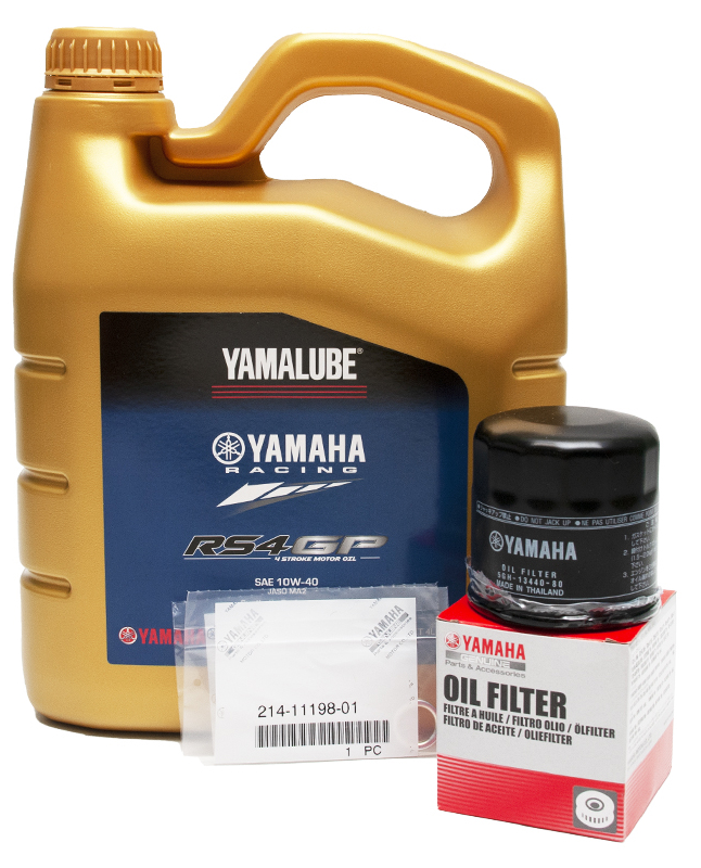 Набор ОЕМ масло GP4RS 4л и масляный фильтр 5GH Yamaha