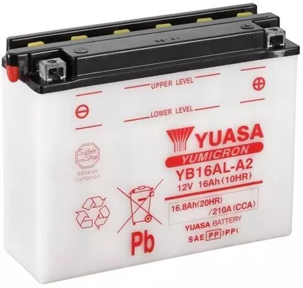 Аккумулятор YUASA YB16AL-A2 для мотоциклов