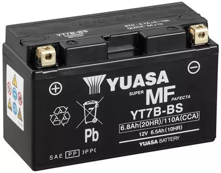 Аккумулятор YUASA YT7B-BS для мотоциклов