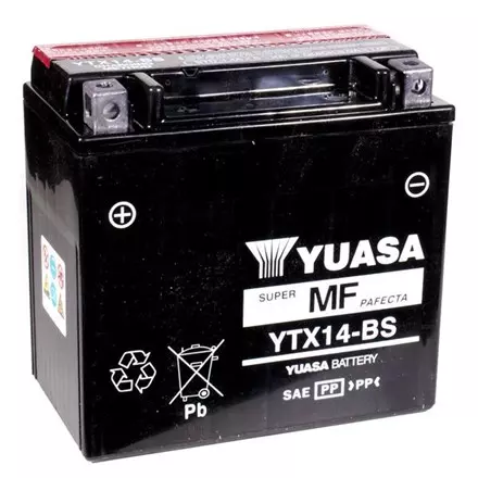 Аккумулятор YUASA YTX14-BS для мотоциклов