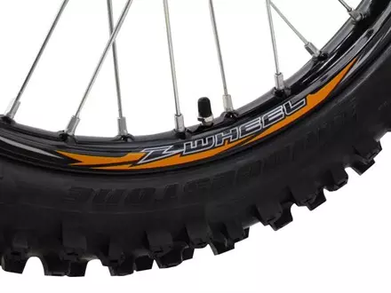 Наклейка на обод 21" оранжевая Zeta