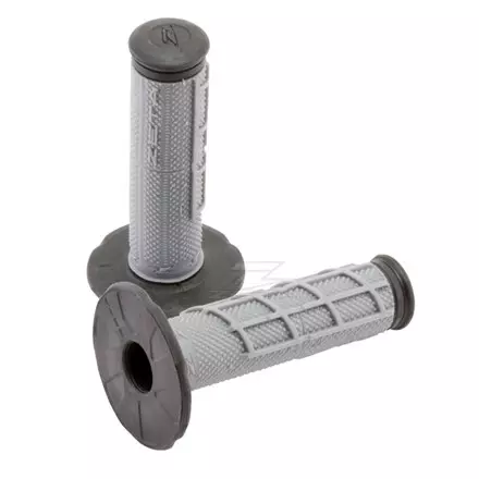 Ручки руля для мотокросса с отверстием ZETA красно-серые