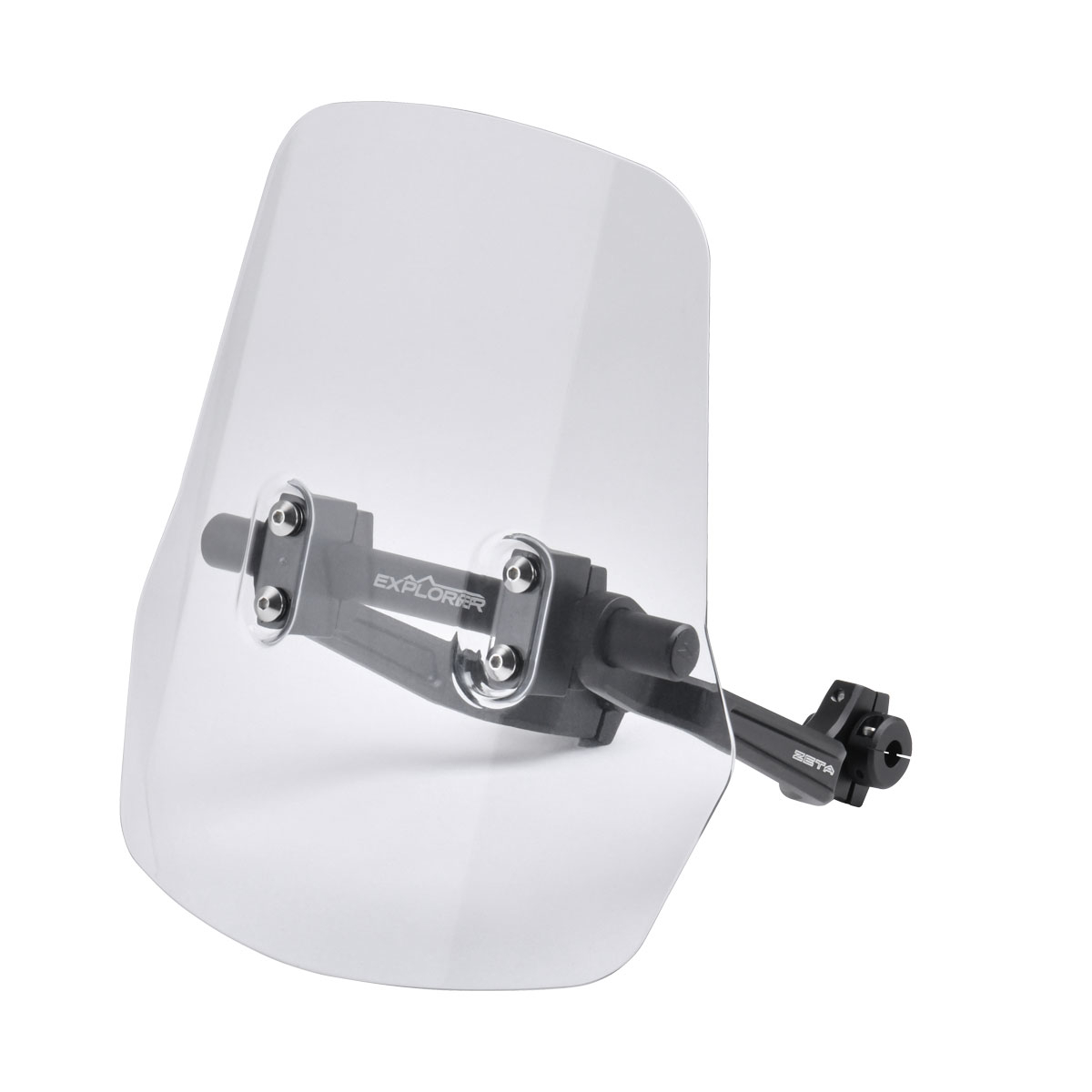 Универсальное стекло Zeta Explorer под руль с перемычкой