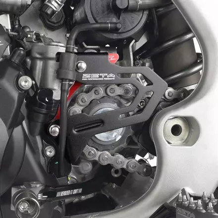 Защита двигателя Zeta KX250F'17-,KX450F'16- Red