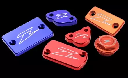 Крышка переднего тормозного бачка Zeta XR/DRZ/KLX синяя ZETA