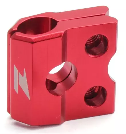 Хомут тормозного шланга красный цвет Zeta