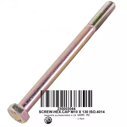 Винт лыжи HEX.CAP M10 X 130 ISO.4014 BRP, SkiDoo 230003044