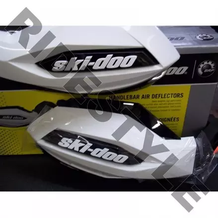 Защита рук снегохода на руль белая, черная Brp, Ski-Doo 860200711, 860200096, 860200469