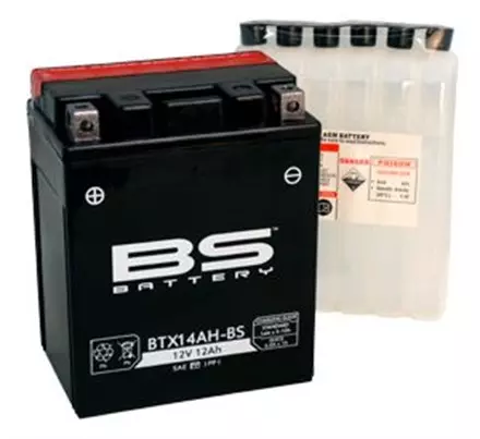 Аккумулятор BS-battery BTX14AH-BS (YTX14AH-BS) для мотоциклов