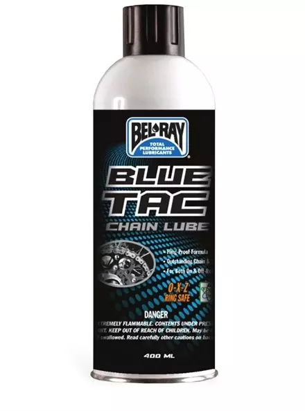 Смазка для цепи BEL-RAY Blue Tac Chain Lube 400мл
