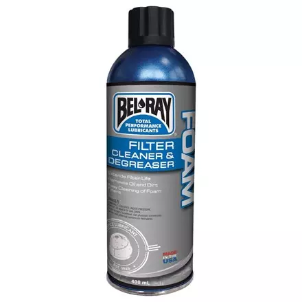 Очиститель воздушного фильтра BEL-RAY Foam Filter Cleaner & Degreaser 400мл