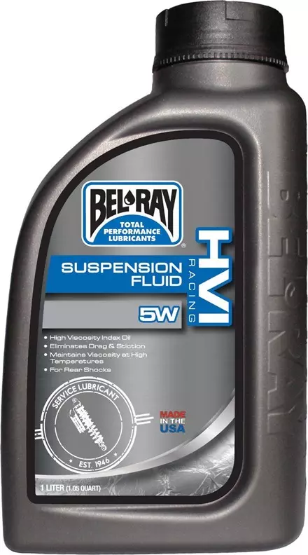 Масло для аммортизатора BEL-RAY HVI Racing Suspension Fluid 5W 1л