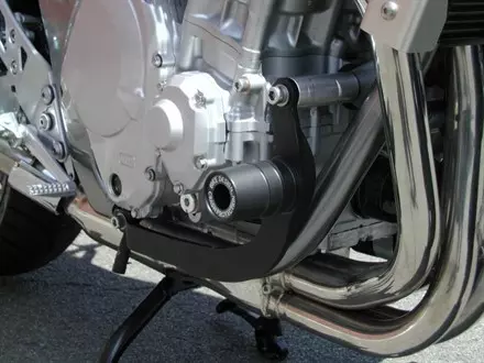 ROUND - комплект слайдеров, без резки пластика- SUZUKI - GSF 650 BANDIT 07> - Черные / Bike design