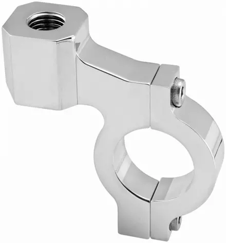 Адаптер для зеркала T3 8мм хром / Bike Master