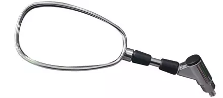 Зеркало Yamaha/Suzuki левое хром / Bike Master