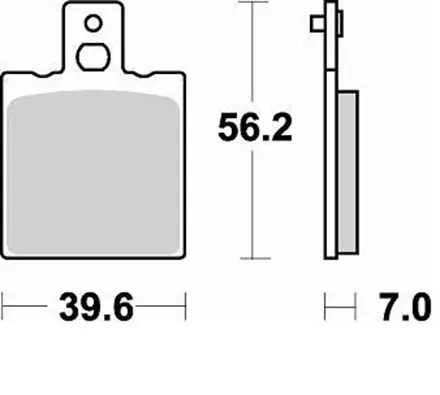Тормозные колодки Braking 612CM56