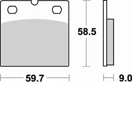Тормозные колодки Braking 644SM1