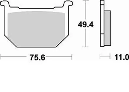 Тормозные колодки Braking 646SM1