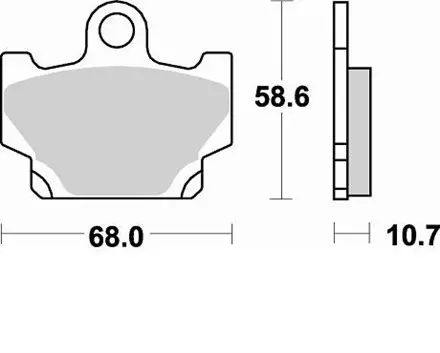 Тормозные колодки Braking 658SM1