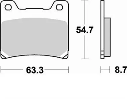 Тормозные колодки Braking 661SM1