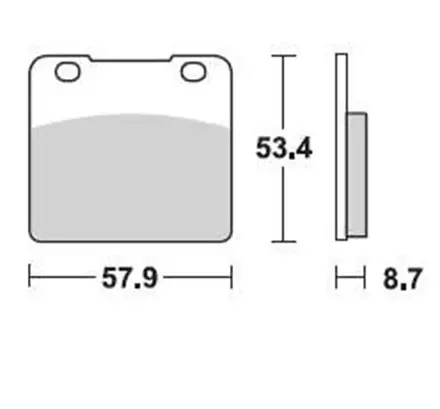 Тормозные колодки Braking 680SM1