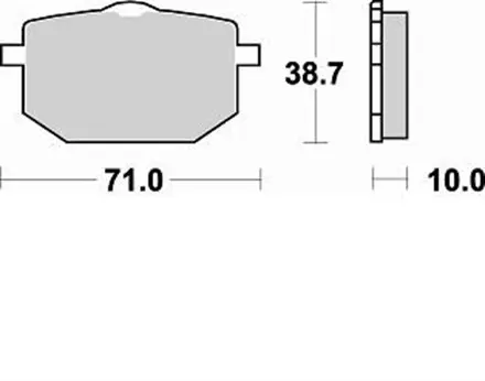 Тормозные колодки Braking 683SM1