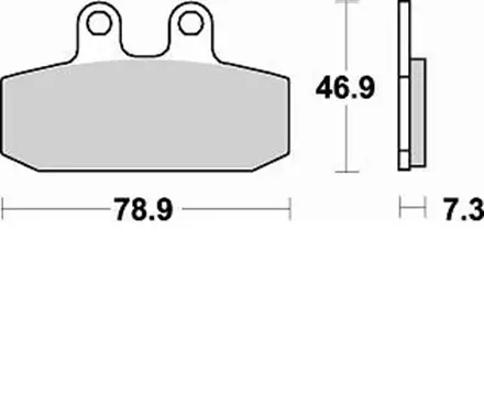 Тормозные колодки Braking 684SM1