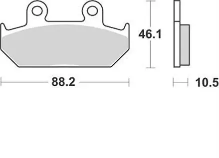 Тормозные колодки Braking 690SM1