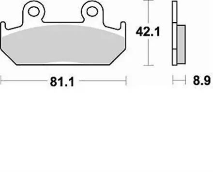 Тормозные колодки Braking 704SM1