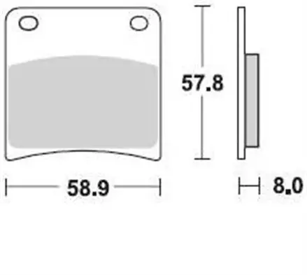 Тормозные колодки Braking 717SM1