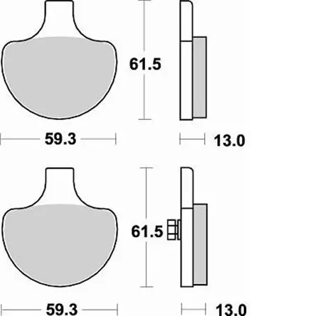 Тормозные колодки Braking 732CM77