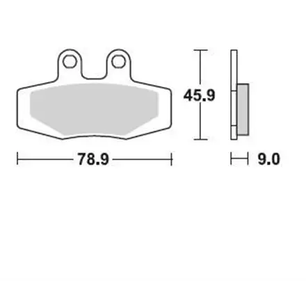 Тормозные колодки Braking 736SM1