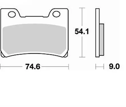 Тормозные колодки Braking 751SM1
