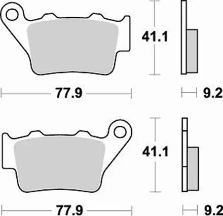 Тормозные колодки Braking 773CM44