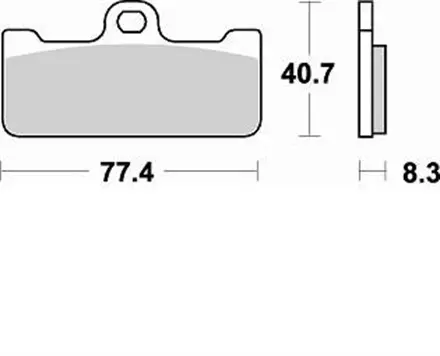 Тормозные колодки Braking 776CM55