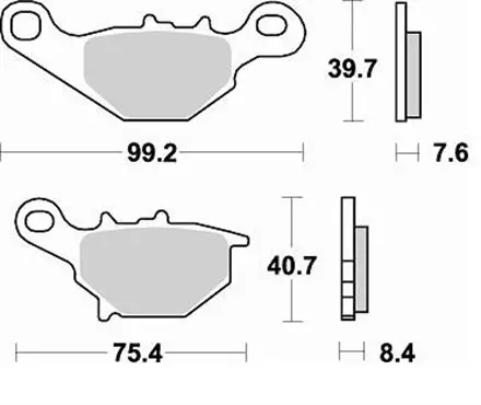Тормозные колодки Braking 785SM1