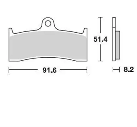 Тормозные колодки Braking 801CM55