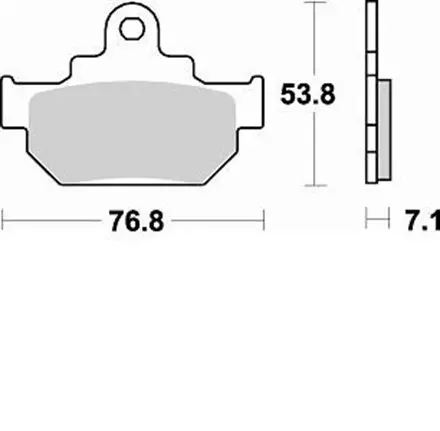Тормозные колодки Braking 817SM1