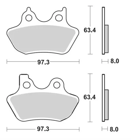 Тормозные колодки Braking 843CM77 HD