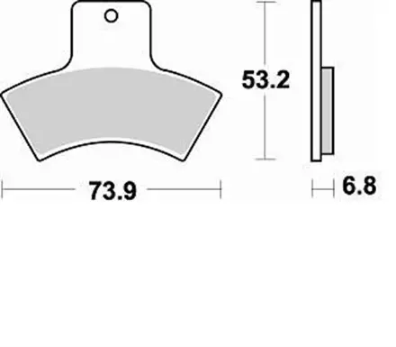 Тормозные колодки Braking 860CM44 Polaris