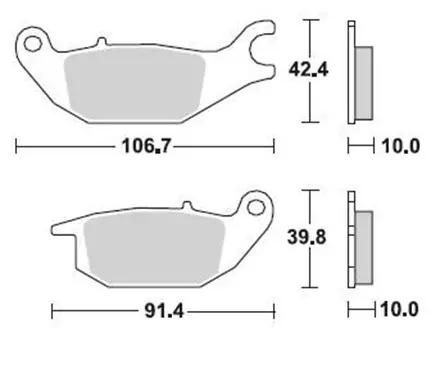 Тормозные колодки Braking 867SM1