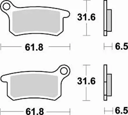 Тормозные колодки Braking 873CM44