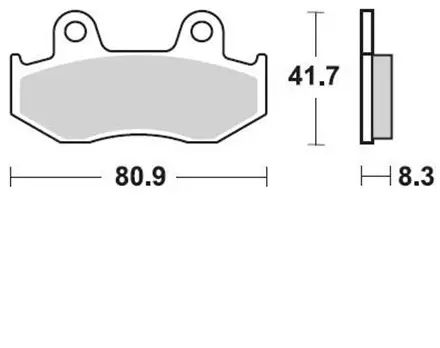 Тормозные колодки Braking 887SM1