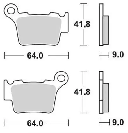 Тормозные колодки Braking 891CM46