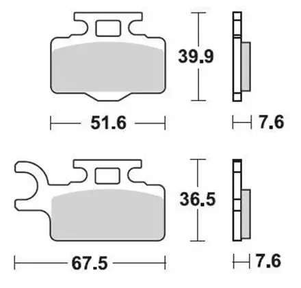 Тормозные колодки Braking 894CM44