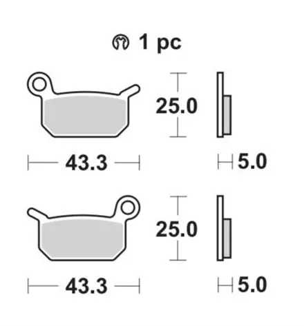 Тормозные колодки Braking 897CM44