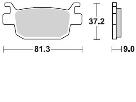 Тормозные колодки Braking 908SM1 Honda