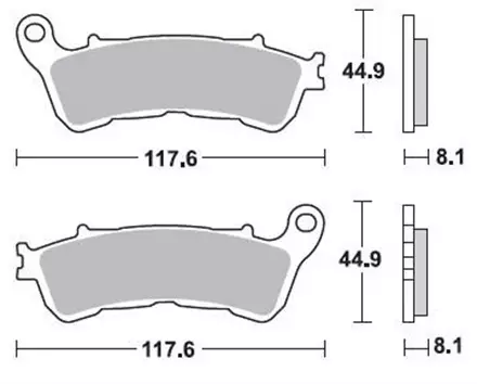 Тормозные колодки Braking 910SM1